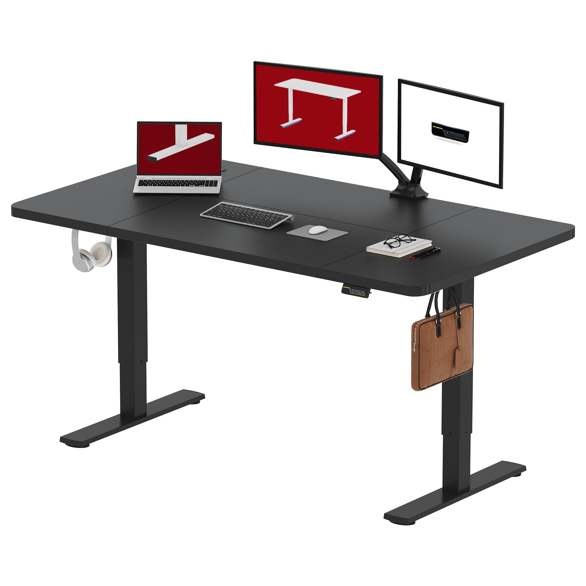 SANODESK QS1 Electric Sitting Desk 160 x 60 cm, Height Adjustable SANODESK QS1 Electric Sitting Desk 160 x 60 cm, Height Adjustable
